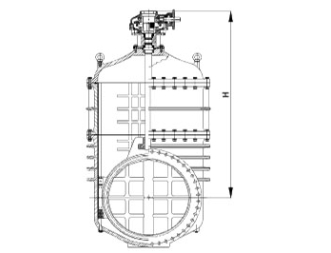 AWWA C500 NRS Metal Seated Gate Valve Fig.3124