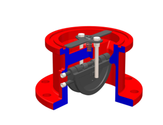 Double Door Break Check Valve