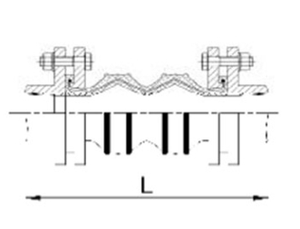 Double Sphere Union Type Rubber Expansion Joint Fig.8702