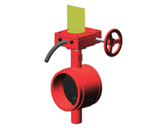 Grooved Butterfly Valve,Gear operated FIG.F1022-300