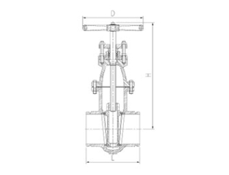 Grooved Ends NRS Metal Seated Gate Valve , FIG.3924