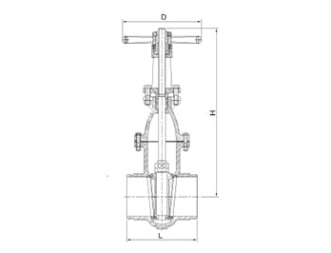 Grooved Ends OS&Y Metal Seated Gate Valve Fig.3914