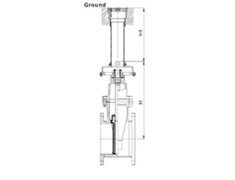 NRS Resilient Seated Gate Valve With Extension Spindles Fig.GD1/GD2