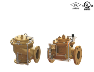 UL / FM Pressure Relief Valves – Angle or Straight – Bronze Body